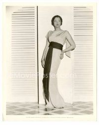 8x570 SYLVIA SIDNEY 8x10 still '30s portrait of the beautiful actress in Grecian evening gown!