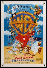 8y019 BUGS BUNNY FILM FESTIVAL Canadian 1sh '98 Bugs Bunny, Tweety Bird, Roadrunner!
