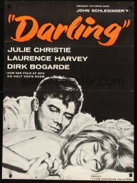 8y242 DARLING Danish '66 William art of sexy Julie Christie & Laurence Harvey, John Schlesinger!