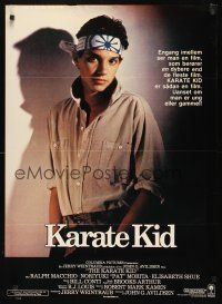 8y288 KARATE KID Danish '84 Pat Morita, Ralph Macchio, teen martial arts classic!