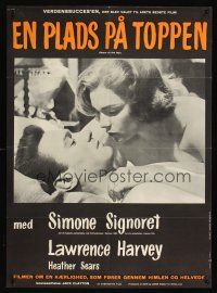 8y295 ROOM AT THE TOP Danish '59 Laurence Harvey loves Simone Signoret!