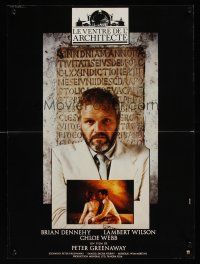 8y071 BELLY OF AN ARCHITECT French 15x21 '87 Peter Greenaway, Brian Dennehy!