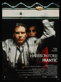8y081 FRANTIC French 15x21 '88 directed by Roman Polanski, Harrison Ford & Emmanuelle Seigner!
