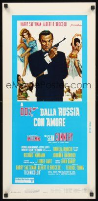 8y709 FROM RUSSIA WITH LOVE Italian locandina R70s Sean Connery is Ian Fleming's James Bond 007!