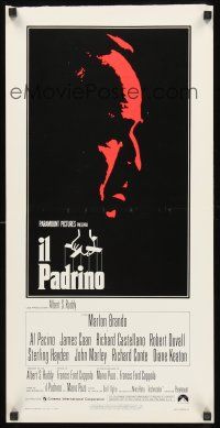 8y711 GODFATHER Italian locandina '72 Marlon Brando in Francis Ford Coppola crime classic!