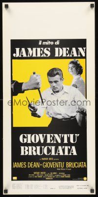 8y747 REBEL WITHOUT A CAUSE Italian locandina R70s Nicholas Ray, James Dean was a bad boy!