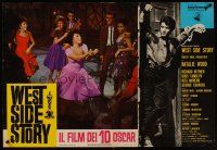 8y653 WEST SIDE STORY Italian photobusta R68 Academy Award winning classic musical, Rita Moreno!