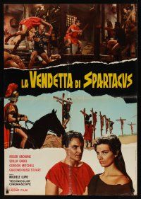 8y617 REVENGE OF SPARTACUS Italian lrg pbusta R72 Michele Lupo's La vendetta di Spartacus!