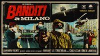 8y624 VIOLENT FOUR Italian lrg pbusta '68 Gian Maria Volonte, Italian bank robbery, cool images!