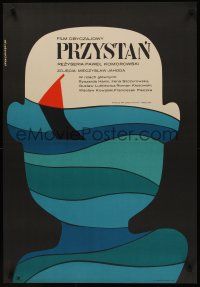 8y118 HAVEN Polish 23x33 '70 Komorowski's Przystan, Ryszarda Hanin, Roman Klosowski, Lipinski art!