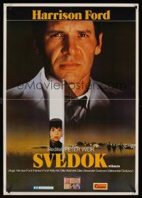 8y800 WITNESS Yugoslavian '86 big city cop Harrison Ford in Amish country, directed by Peter Weir!