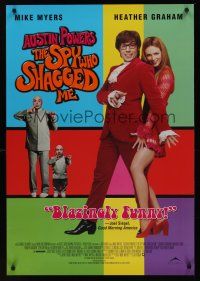 8z039 AUSTIN POWERS: THE SPY WHO SHAGGED ME Canadian video '99 Mike Myers as Austin Powers!