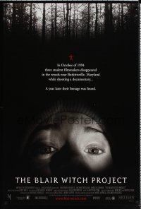 8z126 BLAIR WITCH PROJECT DS 1sh '99 Daniel Myrick & Eduardo Sanchez horror cult classic!
