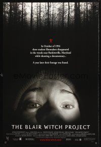 8z125 BLAIR WITCH PROJECT 1sh '99 Daniel Myrick & Eduardo Sanchez horror cult classic!