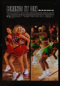 8z170 BRING IT ON DS 1sh '00 sexy cheerleaders Kirsten Dunst & Gabrielle Union!