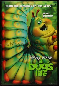 8z179 BUG'S LIFE DS 1sh '98 Walt Disney, Pixar CG cartoon, giant caterpillar!