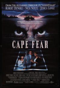 8z192 CAPE FEAR 1sh '91 Robert De Niro's eyes, Nick Nolte, Jessica Lange, Juliette Lewis