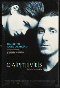 8z194 CAPTIVES 1sh '94 image of dentist Julia Ormond & Tim Roth!