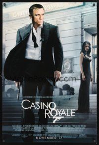 8z201 CASINO ROYALE advance 1sh '06 Daniel Craig as James Bond, sexy Eva Green!
