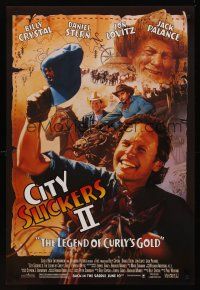 8z237 CITY SLICKERS 2 advance DS 1sh '94 Billy Crystal, Jon Lovitz, Daniel Stern, Jack Palance!