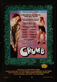 8z281 CRUMB 1sh '95 underground comic book artist and writer, Robert Crumb!