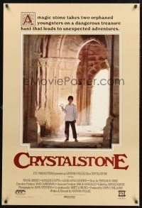 8z282 CRYSTALSTONE int'l 1sh '88 directed by Antonio Pelaez, Frank Gimes, magic stone!