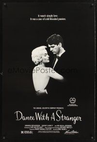 8z294 DANCE WITH A STRANGER 1sh '85 Miranda Richardson & Rupert Everett romantic close up!