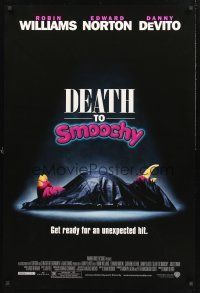 8z312 DEATH TO SMOOCHY 1sh '02 Robin Williams, Edward Norton, Danny DeVito