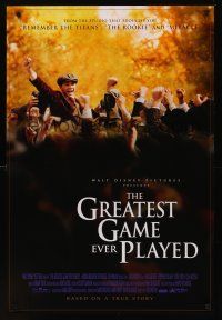 8z500 GREATEST GAME EVER PLAYED DS 1sh '05 directed by Bill Paxton, Shia Labeouf, golf!