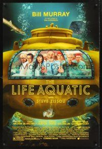 8z573 LIFE AQUATIC WITH STEVE ZISSOU advance DS 1sh '04 Wes Anderson, Bill Murray, and Owen Wilson