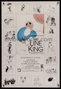 8z576 LINE KING arthouse 1sh '96 The Al Hirschfeld Story, art of The Marx Bros., Streisand, & more!