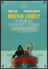 8z603 MISTER LONELY DS arthouse 1sh '07 wild image of Michael Jackson & Marilyn Monroe in a boat!