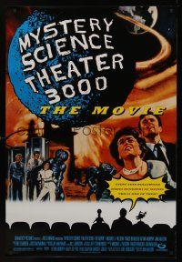 8z617 MYSTERY SCIENCE THEATER 3000 1sh '96 MST3K, great cheesy sci-fi art from 