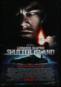 8z689 SHUTTER ISLAND rated advance DS 1sh '10 Martin Scorsese, Leonardo DiCaprio!