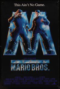 8z722 SUPER MARIO BROS DS 1sh '93 Hoskins, Leguizamo, Chorney art of Nintendo characters!