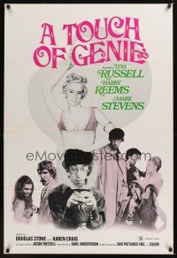 8z751 TOUCH OF GENIE 1sh '74 Tina Russell & Harry Reems in I Dream of Jeanie sex parody!