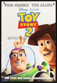 8z754 TOY STORY 2 advance DS 1sh '99 Woody, Buzz Lightyear, Disney and Pixar animated sequel!