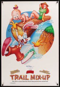 8z755 TRAIL MIX-UP DS 1sh '93 cartoon art Roger Rabbit, Baby Herman, Jessica Rabbit!