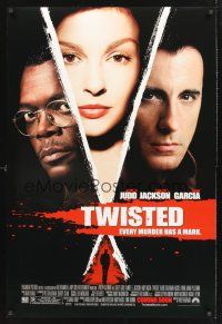 8z764 TWISTED advance DS 1sh '04 Ashley Judd, Samuel L. Jackson, Andy Garcia