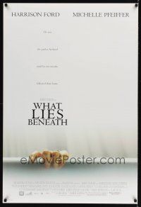 8z779 WHAT LIES BENEATH int'l DS 1sh '00 Robert Zemeckis directed, Harrison Ford & Pfeiffer!