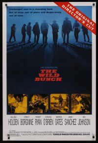 8z784 WILD BUNCH 1sh R95 Sam Peckinpah cowboy classic, William Holden & Ernest Borgnine!