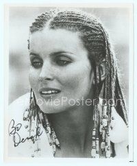 9a050 BO DEREK signed 8x10 REPRO still '80s head & shoulders close up with her cornrows from '10'!