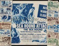 9a011 LOT OF 13 SEA HOUND TITLE LOBBY CARDS lot 9 from 1947 & 4 from the 1955 re-release!