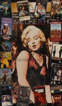 9a019 LOT OF 16 VHS TAPES lot '80s - '90s Some Like It Hot, Planet of the Apes, Papillon & more!
