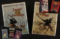 9a020 LOT OF 7 TRADING CARD GAMES lot '90s Pokemon, Legend of the Five Rings, MLB Showdown + more!
