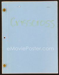 9a208 CRISSCROSS revised second draft script April 2, 1990, screenplay by Scott Sommer!