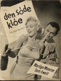 9a183 SEVEN YEAR ITCH Danish program '58 Billy Wilder, different images of sexiest Marilyn Monroe!