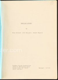 9a200 AMERICAN ANTHEM revised script August 5, 1985, screenplay by Archerd, Benjamin & Magnoli!