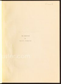 9a237 SEDUCTION revised draft script '82 screenplay by director David Schmoeller!