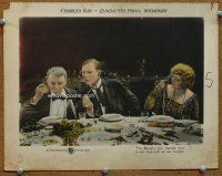 9b112 45 MINUTES FROM BROADWAY LC '20 Bowery Boy Charles Ray is embarassed at fancy dinner!